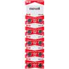 Maxell Batteria primaria a bottone Alcalina formato LR 44 da 1,5V, Confezione da 10 pezzi