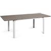Nardi tavolo rettangolare estensibile ALLORO cm 140/210x100x73 h tortora