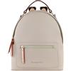 bugatti Ella zainetto piccolo da donna, zaino giorno alla moda in pelle sintetica, beige