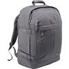 Cabin Max Metz - Borsa da cabina per EasyJet, Ryanair, Wizz Air e altro, zaino da viaggio per aerei, in poliestere riciclato, cinghie di compressione, resistenti, Grigio 55x40x20cm, Bagaglio a mano