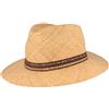 Hut Breiter Breiter Cappello di Paglia Estivo Cappello da Sole Intrecciato a Mano in 100% Paglia - Traveller - Leggero, Flessibile, Delicato sulla Pelle e Comodo, Beige - Naturale - Marrone 2, 58