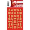 HERMA 3924 adesivi stelle dorate numeri 1-24 piccoli, 102 pezzi, 14 mm, stella adesivi di carta, adesivi a forma di stella per Natale regali calendario dell'Avvento decorazione bambini ricompensa