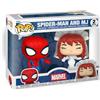 Funko Pop! Marvel: Superhero Couples - Spider-Man & MJ - 2 Pack - Fumetti Marvel - Figura in Vinile da Collezione - Idea Regalo - Merchandising Ufficiale - Superheroes Fans