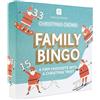 Talking Tables Family Bingo Game, Posing Santa Bingo Numbers, 100 Sheets Score Pad, Christmas, Cena, Fun Travel Pocket Games for Kids, Adults, Card Games, Xmas Stocking Filler, Ages 5+