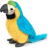 Uni-Toys - Pappagallo blu - 20 cm (altezza) - Uccello in peluche, Ara - Peluche