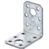 Alberts 332334 Squadretta di giunzione angolare, zincata con procedimento Sendzimir, 50 x 50 x 35 mm, Set da 6