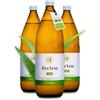 Mother Earth Products Succo di aloe vera puro da bere, 100% succo biologico, dall'interno della foglia di Aloe Vera, senza aloina, 1200 mg/l Aloverose (3000 ml)