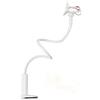 Lemooner Supporto Universale Multifunzione per Fotocamera per Supporto per Monitor per Bambini su Supporto per Letto Staffa Regolabile A Braccio Lungo ，Bianco