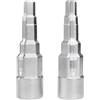Eclove 2 Pezzi Chiave a Gradini Universale 1/2 - 5 Livelli (10-21 mm), Ideal per Riscaldamento, Idraulico & Fai da Te, Svita Radiatori