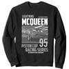 Cars Lightning McQueen Piston Cup Racing Series Felpa, Unisex per Adulti, Blu Reale, L