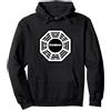 Lost Dharma Felpa con Cappuccio, Unisex per adulti, Nero, M