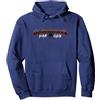 Stranger Things Fan Club di Stranger Things Demogorgon Felpa con Cappuccio, Unisex per Adulti, Navy, S