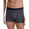 Calida Grafic Cotton - Boxer da Uomo, 100% Cotone Pima con Elastico in Vita, Nero, 46-48