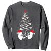 Christmas Pregnancy Announcement Tops Baby Bump Primo Natale Gemelli Gravidanza Camicie Natale Felpa, Unisex per Adulti, Grigio Scuro, XXL