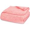 Glart Coperta Morbida e Calda, Tinta Unita, Extra Soffice Come Coperta per Divano, Coperta in Peluche, 130 x 170 cm, Rosa