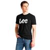 Lee Wobbly Logo Tee, T-shirt Uomo, Blu (Navy Drop Ee), L