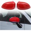 METYOUCAR COPPIA CALOTTE SPECCHIO ESTERNO COMPATIBILE CON @FIAT @500 500C/500E/Abarth 500 2007-2024 COPRISPECCHIETTI DI RICAMBIO PER SPECCHIETTI POSTERIORI (ROSSO)