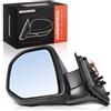 Frankberg Specchietto Retrovisore Sinistro Elettrico 7-Poli &-Riscaldabile &-Ripiegabile elettricamente &-specchietto laterale Compatibile con Berlingo 2008-2025 Partner 2008-2025
