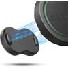 FIXCHORD Supporto Magnetico per Auto FIXCHORD per OOONO CO-Driver NO2, 1 Pezzo Supporto Magnetico Compatibile con Allarme per Telecamere di Velocità OOONO CO-Driver NO2, Base Adesiva Forte per Cruscotto