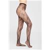 Calzedonia Collant Pizzo Floreale Marrone