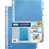 Elba - Set di 2 divisori 6 linguette A4 Colori assortiti