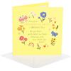 UK Greetings Biglietto per la festa della mamma dai nipoti, biglietto per mamma, nonna, moglie, lei, ragazze, donne, farfalle e fiori, con busta, 18,6 x 18,6 cm