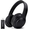 RETRADEKING Cuffie TV Bluetooth Pieghevoli Con Cancellazione Attiva Del Rumore, Microfono, Audio Hi-Fi e Bassi Profondi - Over-Ear Senza Fili Per Adulti E Anziani