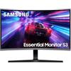 Samsung Monitor S39GD (S27D396GAU), Curvo (1800R), 27'', 1920x1080 (Full HD), VA, 100Hz, 4ms (GtG), D-Sub, HDMI, Ingresso Audio, Eye Saver Mode, Flicker Free, Speaker Integrati