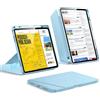 ESR Cover per iPad Air 13 M4/M3/M2 (2026/2025/2024), Custodia con Supporto Stabile Verticale, Angolazioni Multiple, Ultra Stabile con Supporto per Pencil, Serie Flip, Blu Chiaro