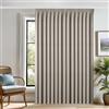 Deconovo Tende Oscuranti 100% con Nastro Arricciatore - Set di 1 Pannelli 300x245 cm Marrone Chiaro, Tende per Interni Moderne per Camera da Letto e Soggiorno