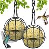 OFFCUP Mangiatoia per Uccelli, 2Pcs Mangiatoia per Palle, Strumento per l'alimentazione Degli Uccelli per Palle di Grasso, Mangiatoia per Uccellini da Esterno, per Recinzioni,Giardino, Fringuelli