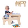 MAMOI Eleganti mobili per la cameretta dei bambini: tavolo per bambini con sedie - tavolo da scrivania set sedie per bambini - seggiolone.