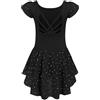 Arshiner Abbigliamento da Balletto per Bambini Body da Danza in Cotone per Ragazze Abito da Balletto a Maniche Corte Abito da Balletto Rosa Abito da Ballerina con Gonna Irregolare tutù 3-4 Anni