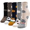 LOFIR Calzini Divertenti Donna in Cotone: Calze Fantasia Animali Donna Calzini Termici con Cartone Animato Gatto Taglia 35-41 5 paia