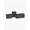 String Furniture Set di 3 scatole portaoggetti String System