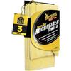 Meguiar's Panno in Microfibra Supreme, 40 cm x 40 cm, Giallo - Tripla Assorbenza, Anti-graffio, Asciugatura Rapida, Lavabile in Lavatrice, Confezione da 3, X2010EU