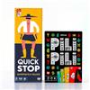 ATM Gaming QUICKSTOP Original + PILI PILI - Gioco di carte - Gioco da tavolo per amici e famiglia - Idea Regalo Originale - 2-8 Giocatori