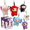 #sbabam Bum Bum Boo Peluche a Sorpresa, Angel or Devil, Funny Box con 2 Personaggi, Portachiavi con Campanellino, Età 3+
