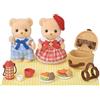 Sylvanian Families - 5852 Fratelli Orso Biscotto - Delizioso Picnic - Set di gioco bambole