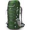 MOUNTAINTOP 75L Zaino da Trekking Donna e Uomo Zaino da Campeggio Impermeabile Zaino Escursione Unisex con Copertura di Pioggia per Viaggio, Hiking, Montagna, Alpinismo