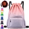 AUNGCSHE Sacca Sportiva Borsa con Coulisse, Zaino da Nuot, Impermeabile Sacchetta Sportiva Palestra, Zaino da Palestra Bambini, 33 * 16 * 49 cm Grande capacità Sacca Zaino con Coulisse