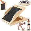 Alyxen Balance Board in legno, Wobble Board 360°, antiscivolo per polpacci e fisioterapia, Balance Board regolabile per allenamento core, esercizi di equilibrio, adulti, fitness a casa