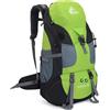 Bseash Zaino da Trekking Leggero Resistente all'acqua da 50L, Borsa da Viaggio per Alpinismo Arrampicata Campeggio e Turismo