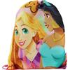 Disney Principessa Zaino da Palestra per Ragazze, Borsa da Scuola Zaino con Coulisse per Ragazza, Borsa da Viaggio, Zaino da Viaggio, Regalo per Bambina