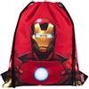 Marvel Comics - Sakky Kids Iron Man - Borsa per la scuola per bambini - Merchandise ufficiale regalo per ragazzi, Rosso, Taglia Unica