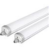 ZONE LED Set di lampade a LED per ambienti umidi, 150 cm, 4000 K, bianco | 5760 lm, sostituisce 250 W, CRI superiore a 80, grado di protezione IP65, per cantina, garage e officina