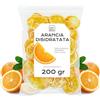 EPEL Fette Arancia Essiccate Con Zucchero 200 g - Arancia Essiccata Per Cocktail - Arance Secche Decorative - Frutta Disidratata - Senza Glutine