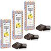 Ciokarrua® | Cioccolato Modica IGP Limone | Cioccolato Grezzo Lavorato Freddo Senza Lattosio | Tavoletta Cioccolata Senza Glutine - 3 x 80 Gr
