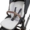 baby idea Babysanity® Morbido Riduttore Copri Passeggino Universale Materassino Neonato Soffice Imbottitura Rivestimento Spugna Di Cotone 100% Bordatura Copertura Laterale - Made in Italy - (Grigio)