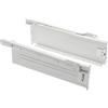 GTV, Metalbox PRESTIGE - Sistema per cassetti, altezza = 54 mm, lunghezza = 350 mm, bianco, sistema di guida, guide a rulli con fissaggio regolabile